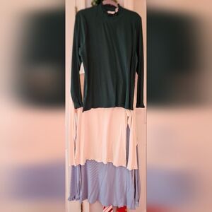 Set of 3 Mock Turtleneck Long Sleeve Women's Tops